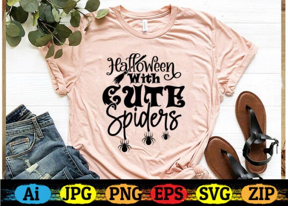 Download HALLOWEEN with CUTE SPIDERS - Premium Resources