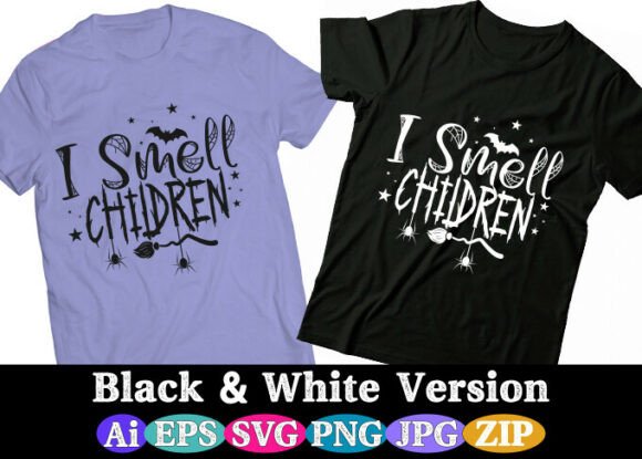Download I SMELL CHILDREN T-shirt Designs - Premium Bundle
